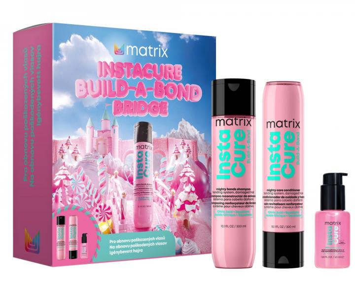 D�rkov� sada pro obnovu velmi po�kozen�ch vlas� Matrix Instacure Build-A-Bond Bridge