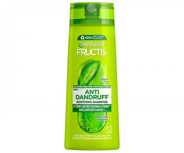 Čistící šampon proti lupům pro všechny typy vlasů Garnier Fructis Anti Dandruff Soothing - 400 ml