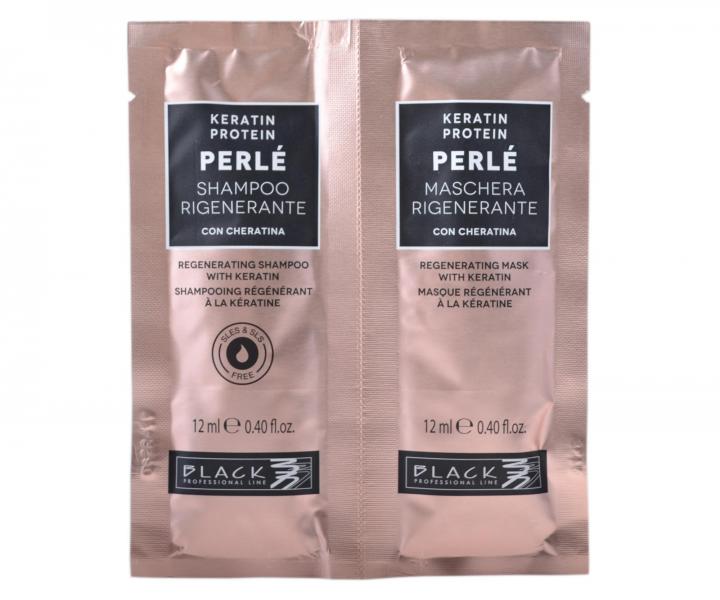 ada pro regeneraci a poslen pokozench vlas Black Professional Perl Keratin Protein