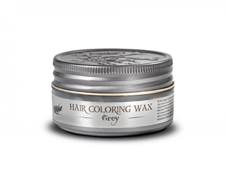 Barvicí vosk na vlasy Barbertime Hair Coloring Wax - 100 ml, šedý
