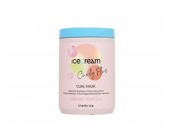 Hydratan maska na kudrnat a vlnit vlasy Inebrya Ice Cream Curly Plus Curl Mask - 1000 ml