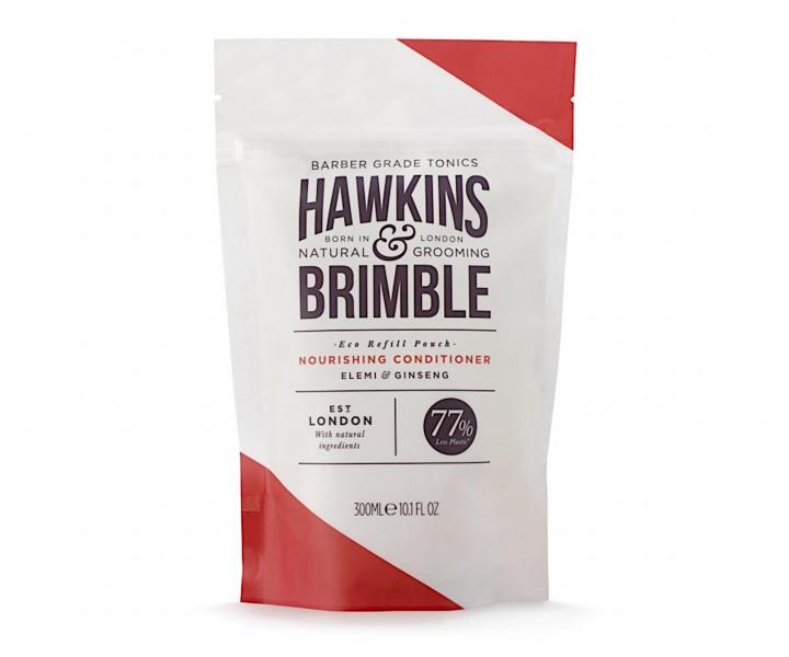 Pánský vyživující kondicionér na vlasy Hawkins & Brimble - 300 ml, náhradní náplň
