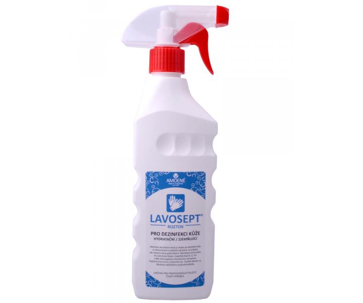 Dezinfekce kůže s rozprašovačem Amoené Lavosept - citron - 500 ml