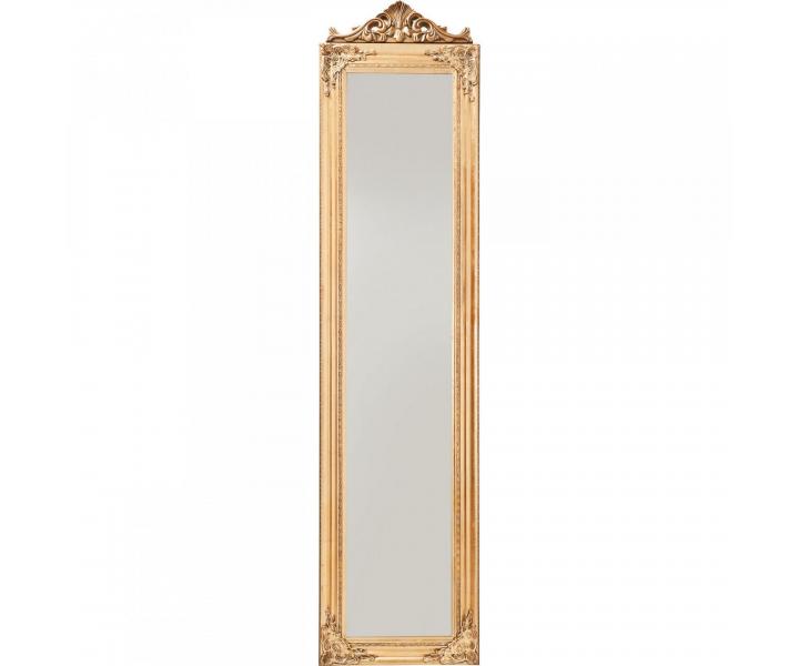 Kadeřnické zrcadlo Kare Baroque Gold - zlaté, 180 x 45 cm