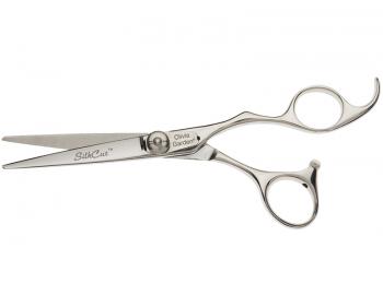 Kadeřnické nůžky Olivia Garden SilkCut® Shear 5,75" - stříbrné