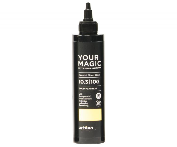 Tnujc pigmenty na vlasy Artgo Your Magic 10.3 | 10G - 200 ml, platinov zlat