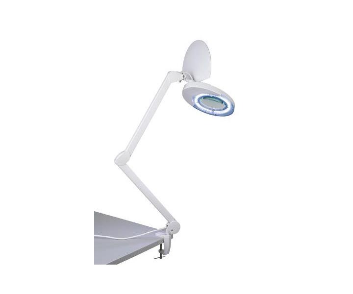 Kosmetická LED lampa s lupou na stůl - Sibel,  5 dioptrií