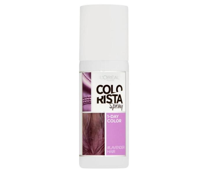Barevný sprej Loréal Colorista Lavander - 75 ml, levandulová