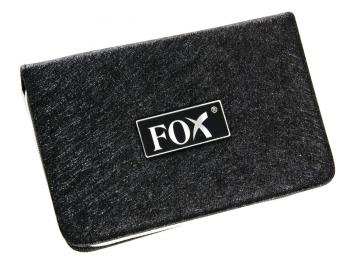 Velké kadeřnické pouzdro na nůžky Fox - černé