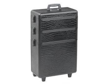 Sekční kufr na kolečkách Sibel Modular - černý