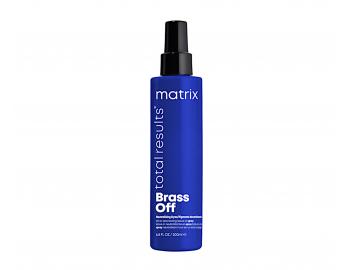 Multifunkční bezoplachový sprej pro neutralizaci mosazných a oranžových tónů Matrix Brass Off - 200 ml