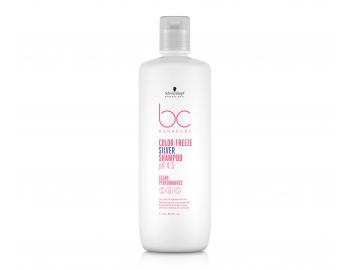Řada vlasové péče pro barvené vlasy Schwarzkopf Professional BC Bonacure Color Freeze - šampon pro neutralizaci žlutých tónů - 1000 ml