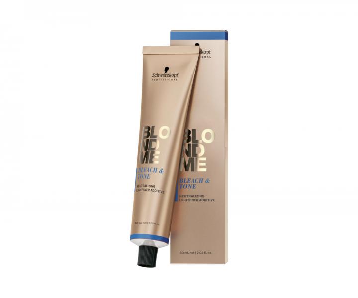 Neutralizan aditivum Schwarzkopf Professional BlondMe Bleach&Tone Ash - 60 ml, odstn popelav