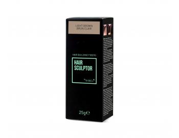 Pudr pro zakrytí řídnoucích vlasů Sibel Hair Building Fibers - světle hnědá, 25 g
