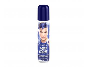 Barevný sprej na vlasy Venita 1-Day Color Ultra Blue - 50 ml, ultra modrá