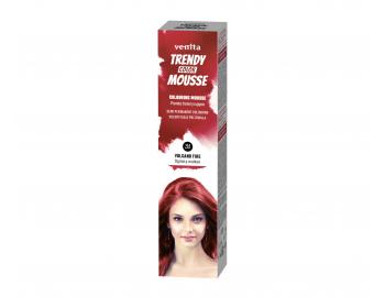 Barevné pěnové tužidlo Venita Trendy Color Mousse Volcano Fire - 75 ml, ohnivě červená