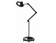 Zv�t�ovac� lupa s LED lampou na stojanu i s uchycen�m na st�l Weelko Mega+ Black - 5 dioptri�