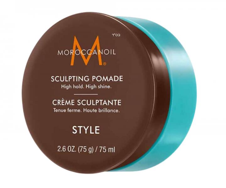 Pom�da na vlasy se silnou fixac� Moroccanoil Sculpting Pomade - 75 ml