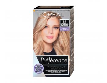 Permanentn barva Loral Prfrence 8.1 svtl popelav blond