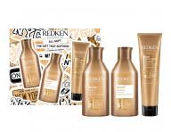 Vyivujc drkov sada pro such a kehk vlasy Redken All Soft