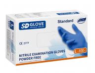 Nitrilov� rukavice SD Glove Nitrile Examination Gloves 100 ks - modr�