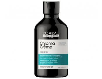 Šampon pro neutralizaci teplých tónů Loréal Professionnel Serie Expert Chroma Cr&#232;me - zelený šampon pro neutralizaci červených tónů - 300 ml