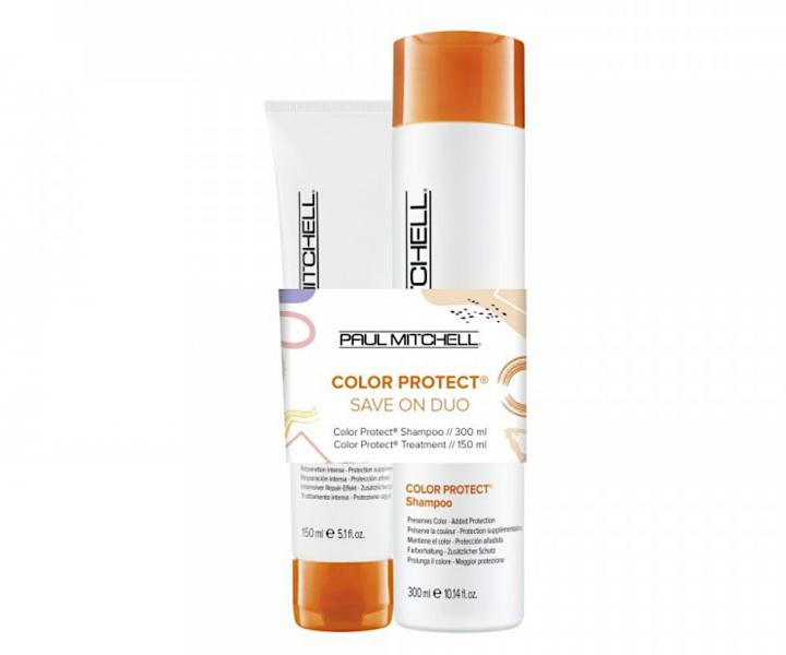Sada pro barven vlasy Paul Mitchell Color Protect Save On Duo - ampon + kra