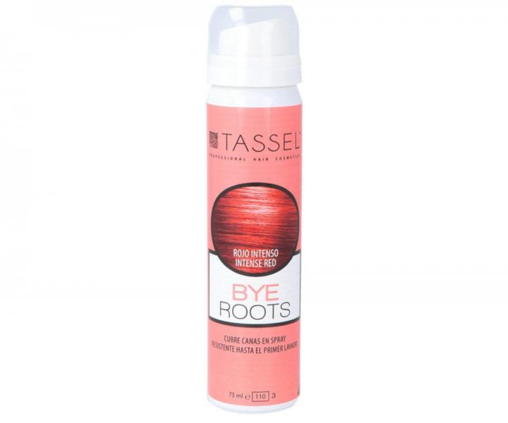 Sprej pro zakryt odrost Tassel Cosmetics Bye Roots - 75 ml, intenzivn erven