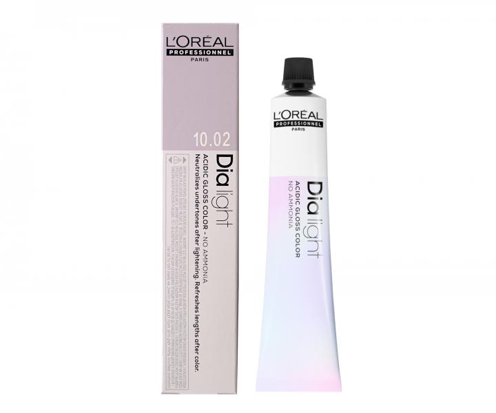 Přeliv na vlasy Loréal Dialight 50 ml - odstín 10.02 milkshake blond velmi světlý přírodní duhový