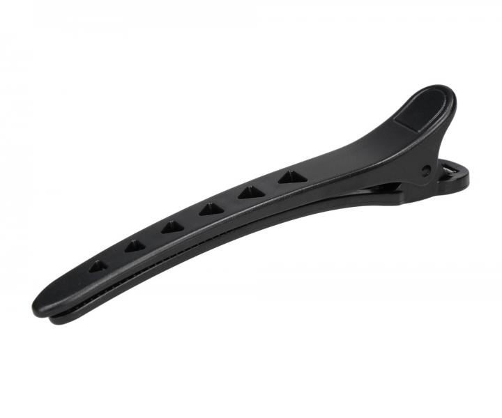 Klipsy do vlasů Mila Technic - 10 cm, černé - 6 ks