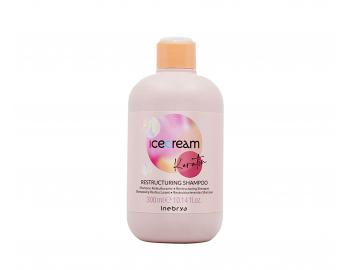 Šampon s keratinem pro poškozené vlasy Inebrya Ice Cream Keratin Restructuring Shampoo - 300 ml
