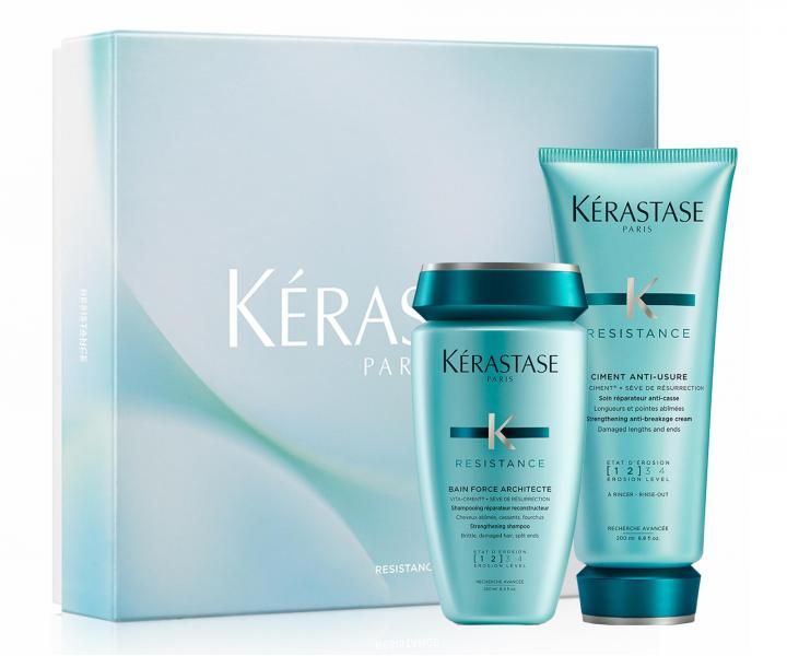 D�rkov� sada pro oslaben� a po�kozen� vlasy K�rastase Resistance Spring Box