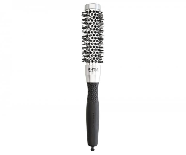 Kulatý foukací kartáč Olivia Garden Blowout Classic Silver - 25 mm