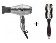 F�n na vlasy Parlux Advance Light, grafitov� + kart�� Denman L ZDARMA