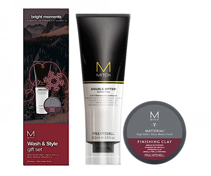 Dárková sada pro muže Paul Mitchell Wash & Style Duo Bright Moments