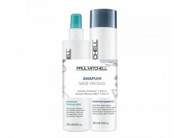 Sada pro hydrataci vech typ vlas Paul Mitchell Awapuhi Save On Duo - ampon + sprej