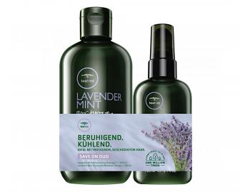 Sada pro hydrataci vlasů Paul Mitchell Tea Tree Lavender Mint Save On Duo - šampon + noční maska