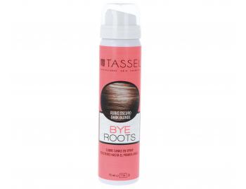 Sprej pro zakrytí odrostů Tassel Cosmetics Bye Roots - 75 ml, tmavá blond