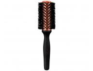 Dřevěný kulatý foukací kartáč s kančími a nylonovými štětinami Varis Boar Brush Medium - 33 mm