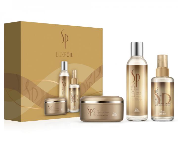 Dárková sada pro regeneraci a hydrataci vlasů Wella Professionals SP LuxeOil