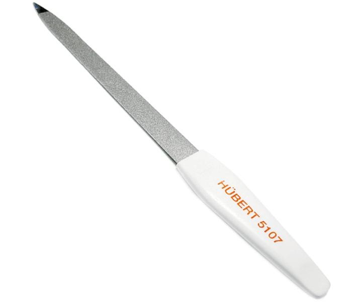 Safírový špičatý pilník na nehty Hairway "7", bílý - 175 mm