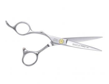 Kadeřnické nůžky pro leváky Olivia Garden SilkCut Pro 5,75" - stříbrné