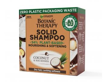 Tuh ampon pro such vlasy Garnier Botanic Therapy Solid Shampoo Coconut & Macadamia - 60 g