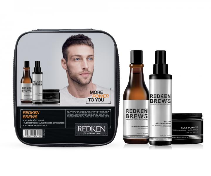 Pnsk drkov sada pro poslen a rst vlas Redken Brews