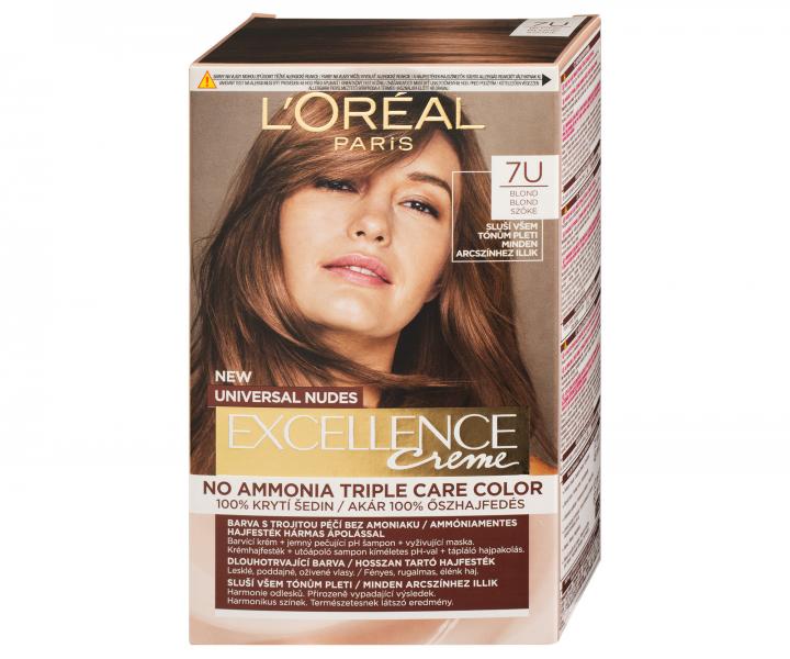 Permanentn barva Loral Excellence Universal Nudes 7U blond