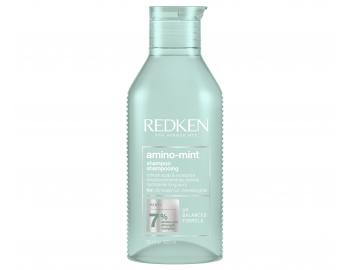 Čistící šampon pro citlivou pokožku a rychle se mastící vlasy Redken Amino Mint - 300 ml