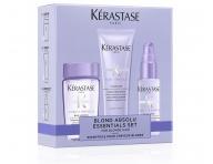 Dárková cestovní sada pro blond vlasy Kérastase Blond Absolu Essentials Set For Blonde Hair