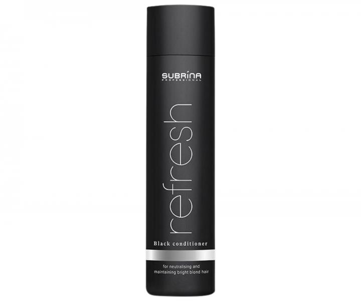 Kondicion�r pro udr�en� platinov�ho odst�nu vlas� Subrina Professional Refresh Black Conditioner - 250 ml