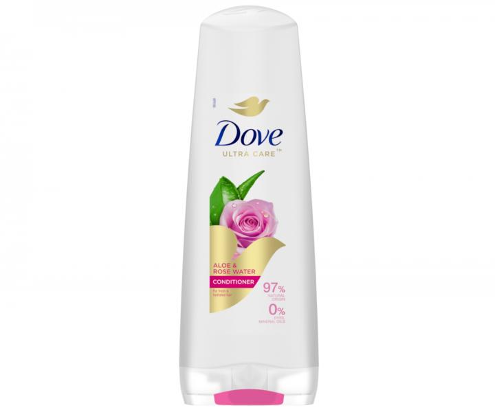 Hydrata�n� kondicion�r pro v�echny typy vlas� Dove Aloe & Rose Water Conditioner - 350 ml