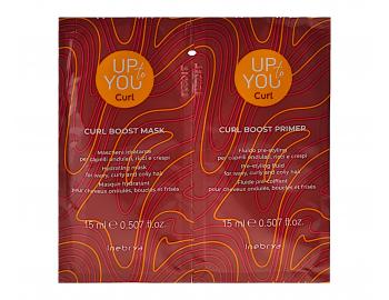 Hydratan maska a stylingov krm pro vlnit a kudrnat vlasy Inebrya Up To You Curl - 2x15 ml